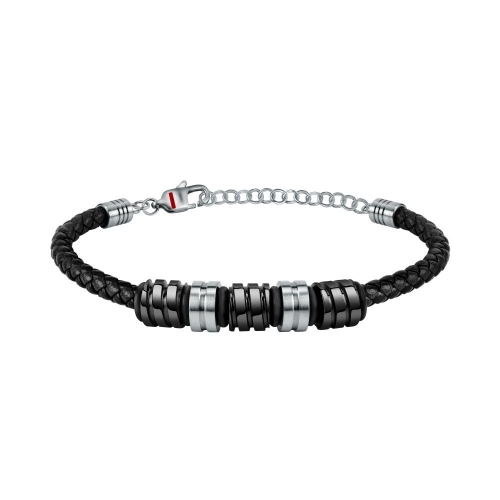 Bracciale SECTOR uomo Ceramic pelle nero