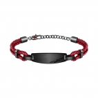 Bracciale SECTOR uomo Bandy corda rosso / nero