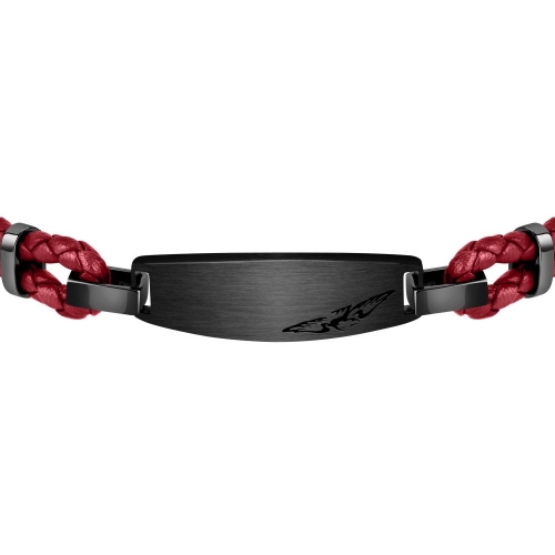 Bracciale SECTOR uomo Bandy corda rosso / nero
