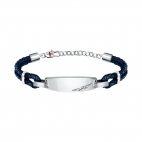 Bracciale SECTOR uomo Bandy corda blu / acciaio