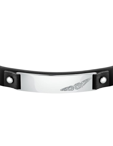 Bracciale SECTOR uomo Bandy pelle nero /...