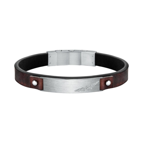 Bracciale SECTOR uomo Bandy pelle marrone