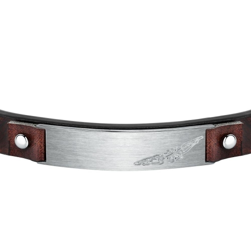 Bracciale SECTOR uomo Bandy pelle marrone