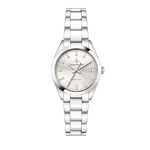 Lucien Rochat Madame 32mm 3h wsilver dial br ss