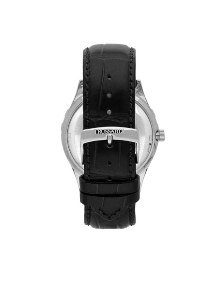 Orologio TRUSSARDI uomo T-logo Automatico pelle nero