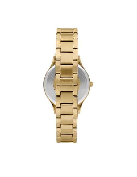 Orologio TRUSSARDI donn Gold Edition acciaio dorato / blu