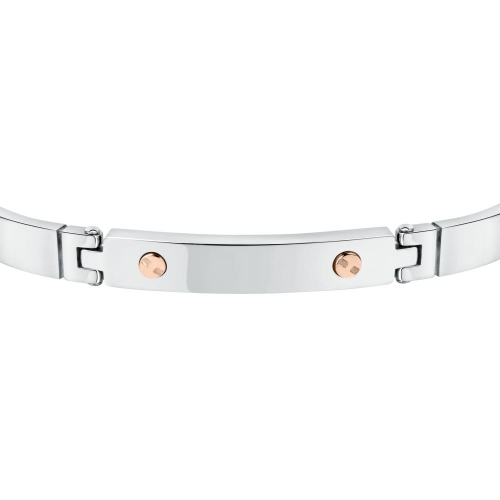 Bracciale MORELLATO uomo Urban acciaio / oro rosa