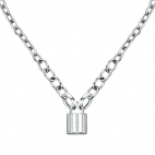 Collana MORELLATO donna Abbraccio acciaio pavé
