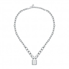 Collana MORELLATO donna Abbraccio acciaio pavé