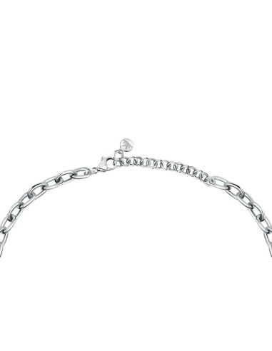Collana MORELLATO donna Abbraccio acciaio pavé