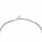 Collana MORELLATO donna Abbraccio acciaio pavé