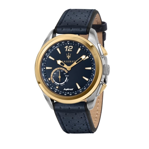 Maserati Traguardo 45mm 3h hybrid blue d blue str
