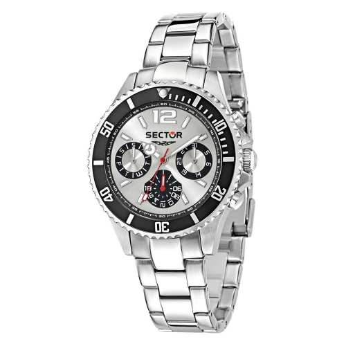 Sector 230 39mm mult silver dial bracelet ss uomo R3253161012