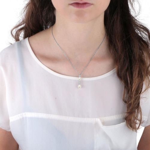 Morellato Perla pend 45cm pearl arg.925 donna SANH08