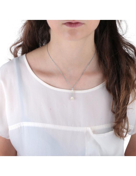 Morellato Perla pend 45cm pearl arg.925 donna SANH08