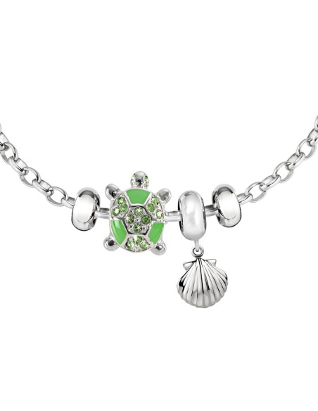 Morellato Drops br 1 ss scallop +1 ss green turtle femminile