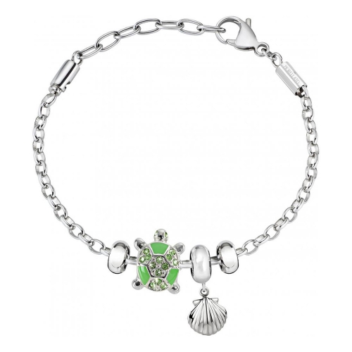 Morellato Drops br 1 ss scallop +1 ss green turtle femminile