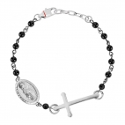 Sector Spirit br. rosary cross black onyx maschile SZQ23