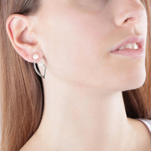 Morellato Foglia orecc. ss pearl donna SAKH16