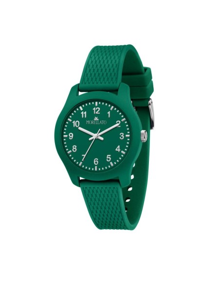 Morellato Soft 38mm 3h green dial green silicon st