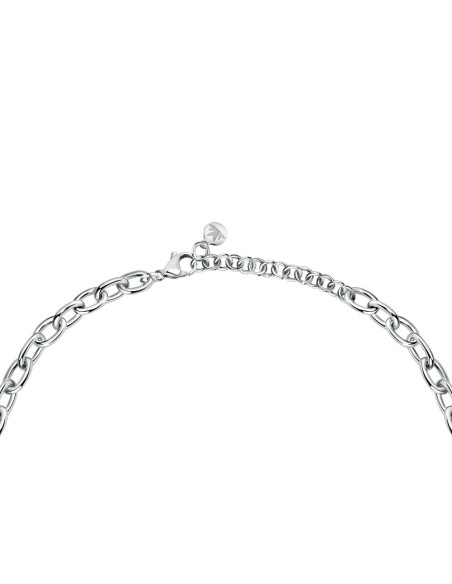 Collana MORELLATO donna Abbraccio acciaio cuore / lucchetto
