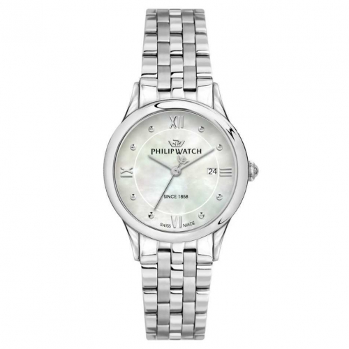 Philip Watch Marilyn 31mm 3h white mop dial br ss femminile