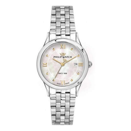 Philip Watch Marilyn 31mm 3h white mop dial br ss femminile