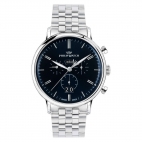 Philip Watch Truman chr 41mm blue dial br ss uomo R8273695003