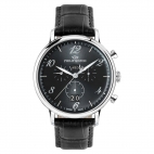 Philip Watch Truman chr 41mm gray dial black st uomo R8271695002