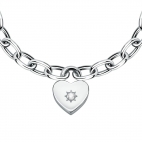 Bracciale MORELLATO donna Abbraccio acciaio cuore / lucchetto
