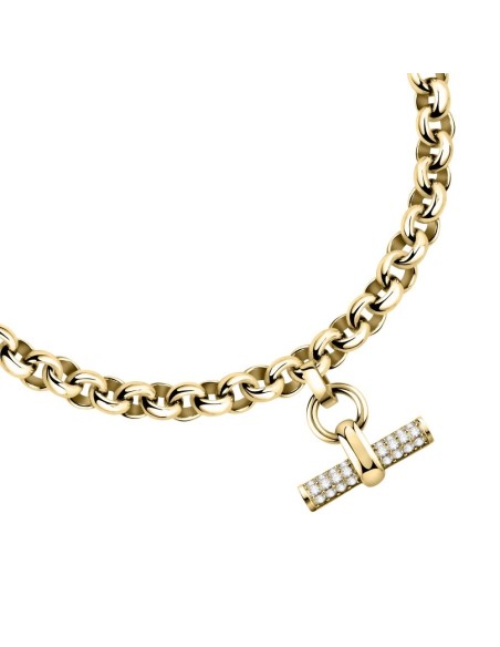 Bracciale MORELLATO donna Abbraccio acciaio dorato / cristalli