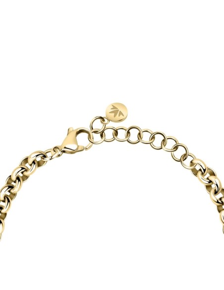 Bracciale MORELLATO donna Abbraccio acciaio dorato / cristalli