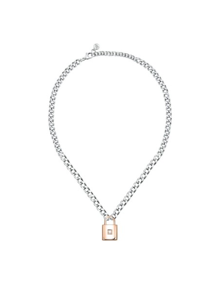 Morellato Abbraccio pend ss & rg padlock 38+7cm