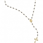 Morellato Devotion long pend. rosary yg black ston femminile