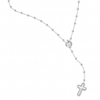 Morellato Devotion long pend. rosary ss heart+cros femminile