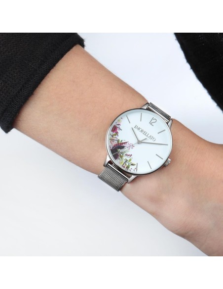 Morellato Ninfa 36mm 3h white dial mesh ss donna R0153141529