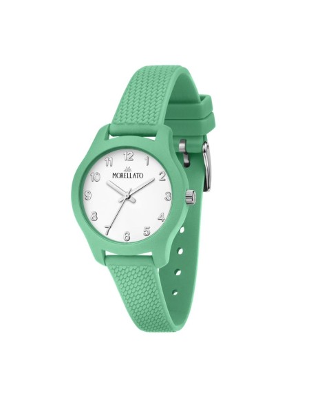 Morellato Soft 32mm 3h white dial mint silicon st