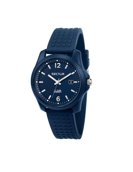 Sector 16.5 40mm 3h blue dial blue silicon st