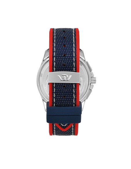 Philip Watch Amalfi 43mm auto blue dial silicon str