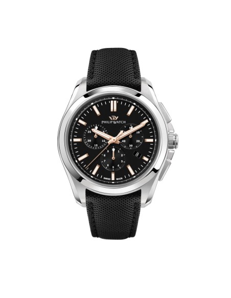 Orologio PHILIP WATCH Amalfi Uomo Cronografo Pelle Nero