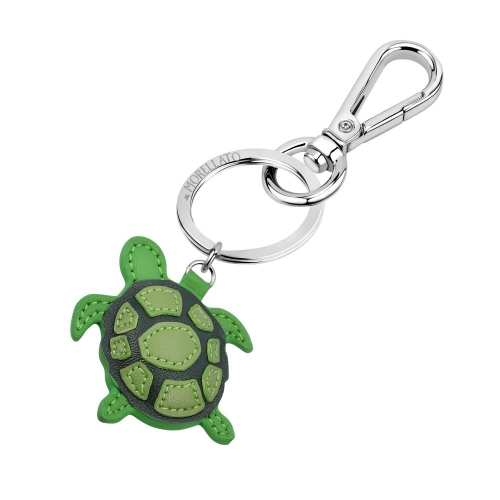 Morellato Keyholder lucky ss pu green turtle