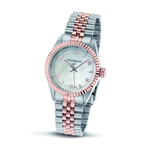 Philip Watch Caribe 31mm lady 3h rose gold dial...