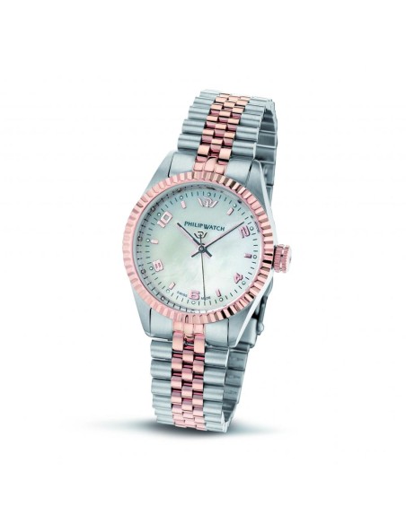 Philip Watch Caribe 31mm lady 3h rose gold dial brac