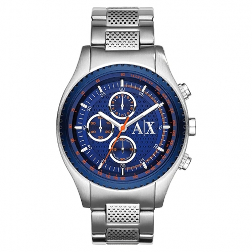Orologio A|X ARMANI EXCHANGE uomo cronografo acciaio / blu