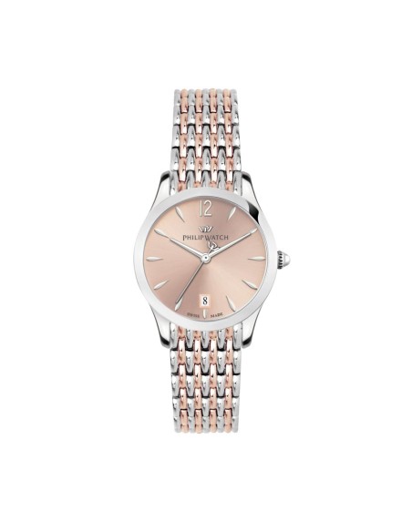 Philip Watch Grace 32mm 3h rose gold dial br ss+rg