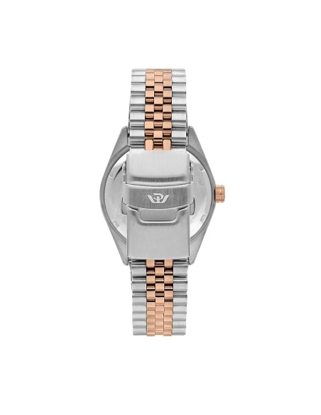 Philip Watch Caribe 39mm 3h black dial br ss+rg
