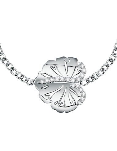 Morellato Ninfea silver plated bracelet leaf wcz