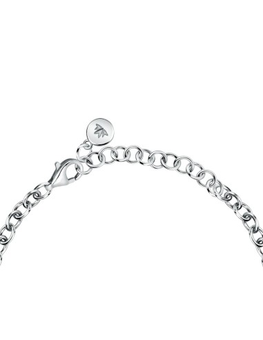 Morellato Ninfea silver plated bracelet leaf wcz