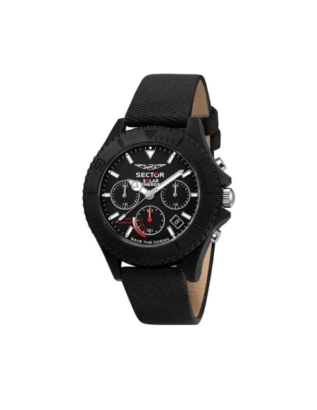 Orologio SECTOR uomo Save the Ocean cronografo / nero