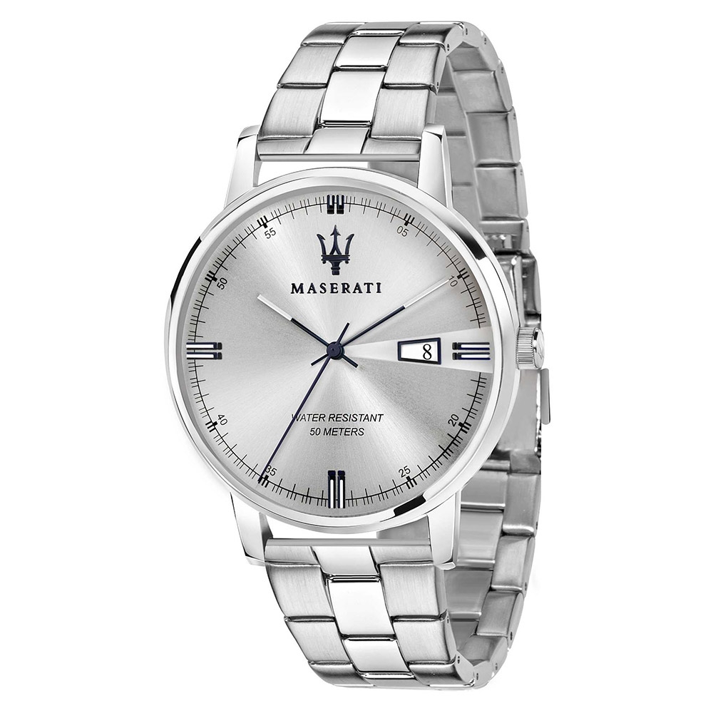 Orologi uomo: orologio uomo Maserati Eleganza maserati 42mm 3h sil dial ss  br R8853130001